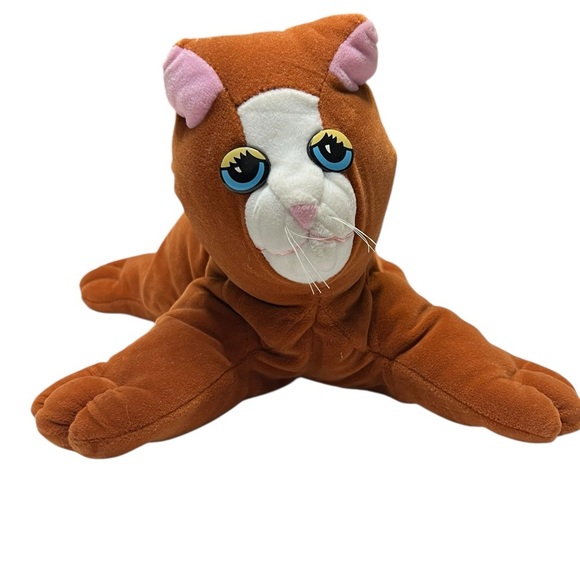 Tonka Pound Pur-r-ries Vintage 1985 Brown Kitty Cat Plush - Picture 1 of 8